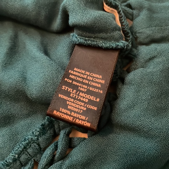 Ella Moss Blue Spaghetti Strap Tank size Small - Picture 7 of 8